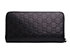 Gucci zip around Continental Wallet, back view